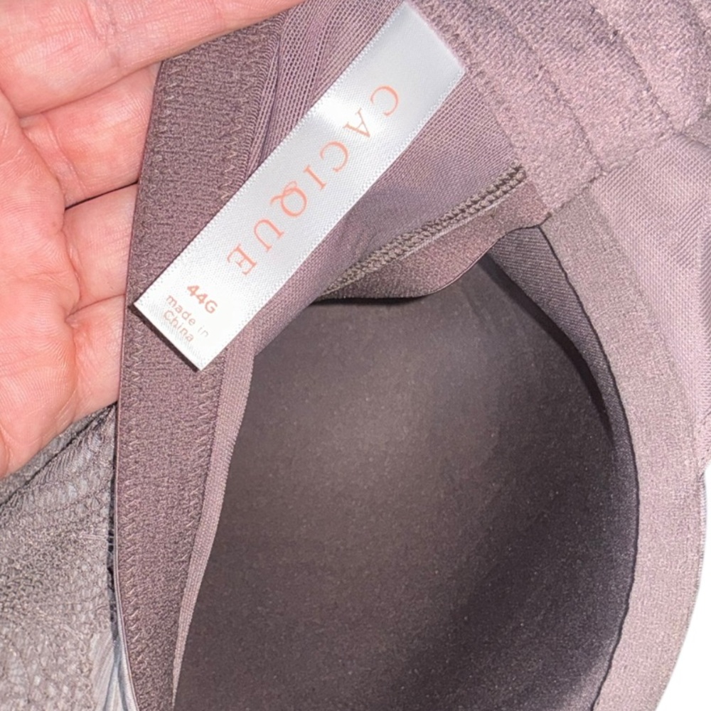 Cacique Lane Bryant 44G Bra Bundle NWT Lightly Lined Full Coverage Floral Taupe - Picture 9 of 11